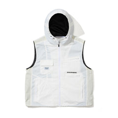 Active Trail Hooded Vest Ivory