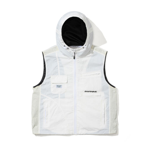 Active Trail Hooded Vest Ivory