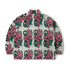 Peace Br Jacquard Anorak Jacket White