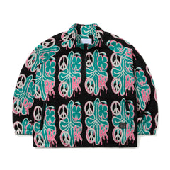 Peace Br Jacquard Anorak Jacket Black