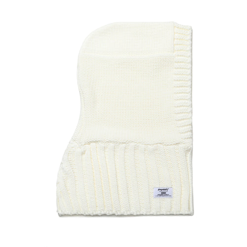 BS KNIT HOODWARMER WHITE