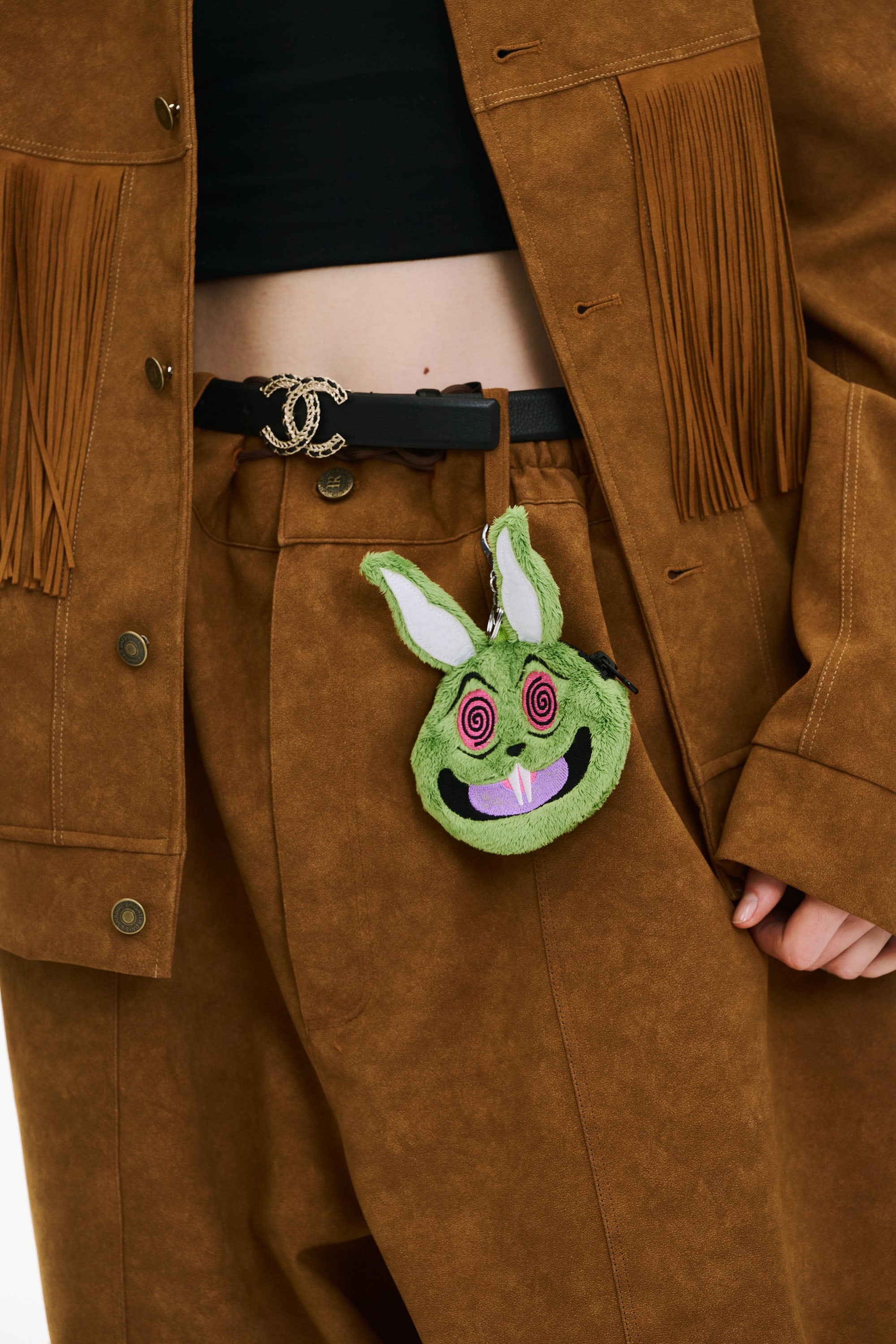 ForceBook タンブラー、ハット、ラバーウォレット② 2526FW BSRABBIT Trippy Rabbit Stuffed Coin Wallet Green
