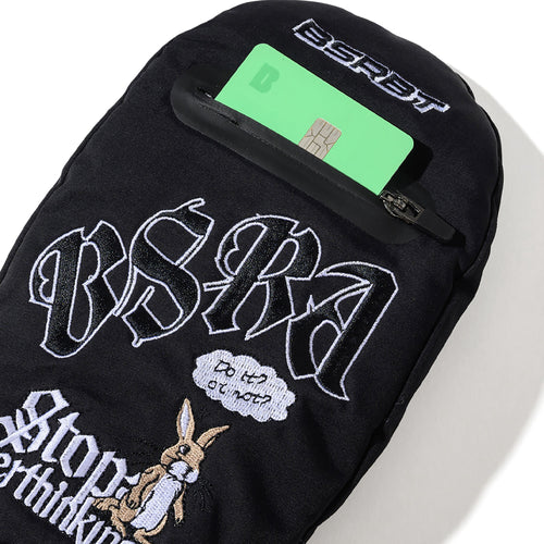 Overthinking Zip Pocket Match Up Mittens Black