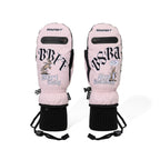 Overthinking Zip Pocket Match Up Mittens Pink