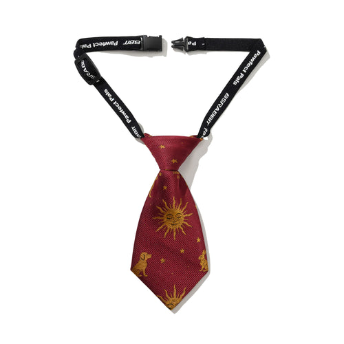 Pet Short Tie Burgundy