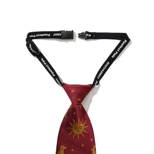 Pet Short Tie Burgundy