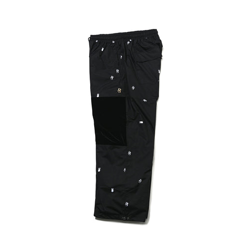 DSXBR 2ND VELVET WIDE BOX PANTS DBP BLACK