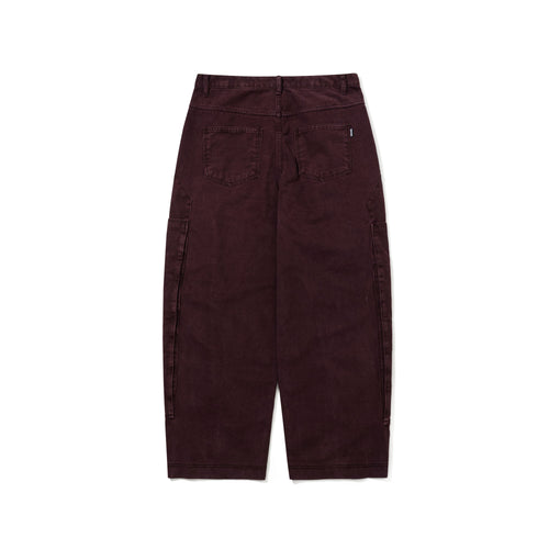 Patch-Pocket Cotton Pants Wine