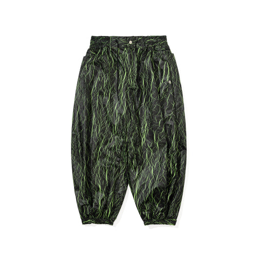 Dsxbs Side Zip 3L New Super Wide Ventilation Jogger Pants Black Green