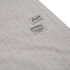 Barrel-Leg Logo Patch Pants Brown