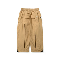 Bs Logo New Super Wide Ventilation Pants Beige