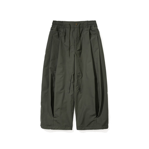 Bs Logo New Super Wide Ventilation Pants Dark Khaki