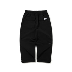 3D Zipper Pocket Super Wide Ventilation Pants Black