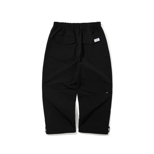 3D Zipper Pocket Super Wide Ventilation Pants Black