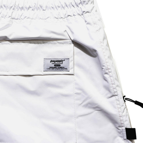 WD REFLECTIVE JOGGER PANTS WHITE