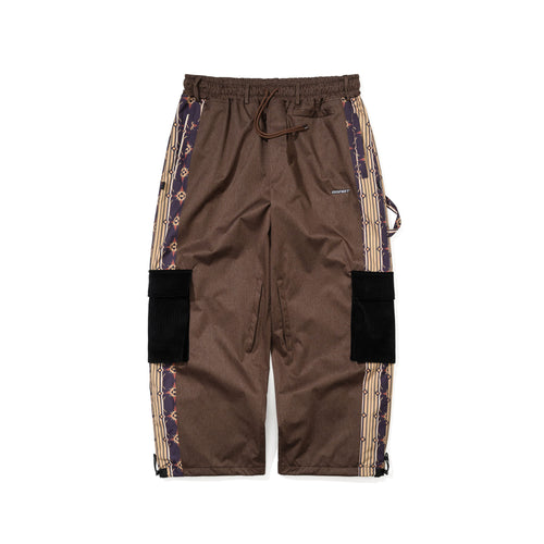 Heritage Big Cargo Pocket Super Wide Ventilation Pants Dark Brown