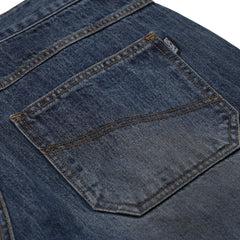 Damaged Denim Shorts Vintage Indigo