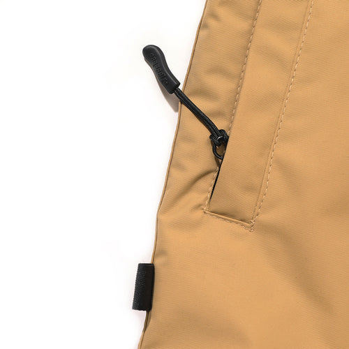 CARGO POCKET BOX TRACK PANTS DARK BEIGE