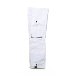 CARGO POCKET BOX TRACK PANTS WHITE