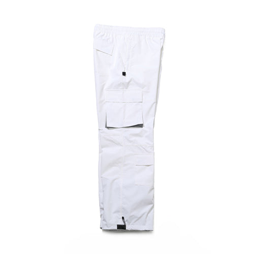 CARGO POCKET BOX TRACK PANTS WHITE