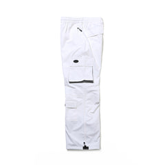 CARGO POCKET BOX TRACK PANTS WHITE