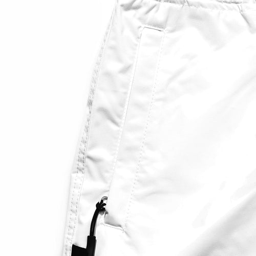 CARGO POCKET BOX TRACK PANTS WHITE