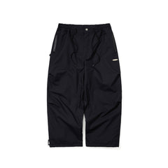 Knee Fold Super Wide Ventilation Pants Black