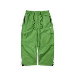 Knee Fold Super Wide Ventilation Pants Green