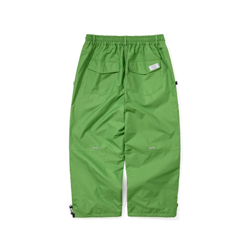 Knee Fold Super Wide Ventilation Pants Green