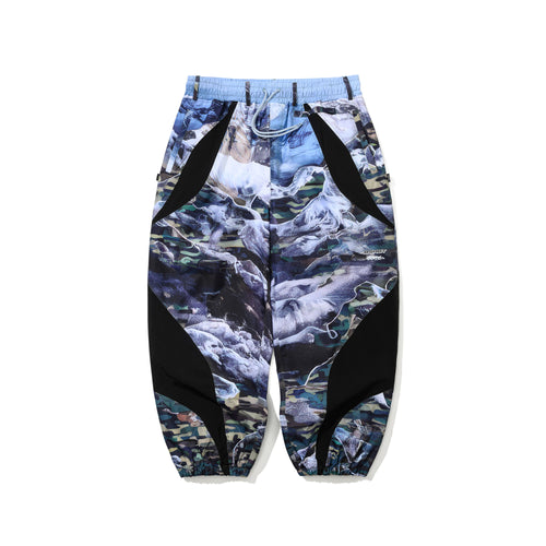 Bsrbt Sporty Super Wide Jogger Pants Snow Mountain