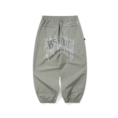 Death Logo 3L Super Wide Jogger Pants Gray