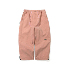 Rose Dust Wide Ventilation Pants Pink