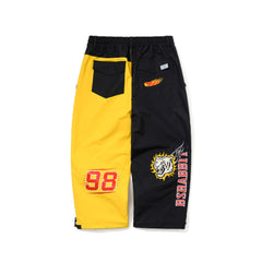 Bsrbt Red Flame 98 Wide Ventilation Pants Black Yellow