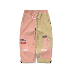 Bsrbt Pink Flame 98 Wide Ventilation Pants Pink Beige