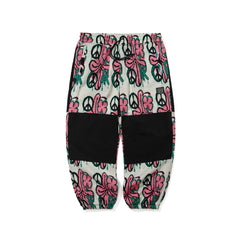 Peace Br Jacquard Wide Jogger Pants White