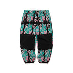 Peace Br Jacquard Wide Jogger Pants Black