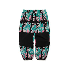 Peace Br Jacquard Wide Jogger Pants Black