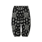 Br Jacquard Wide Jogger Pants Black