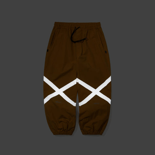 Original Pot-X Reflective Wide Jogger Pants Mustard