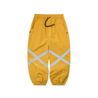 Original Pot-X Reflective Wide Jogger Pants Mustard