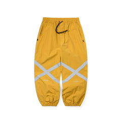 Original Pot-X Reflective Wide Jogger Pants Mustard