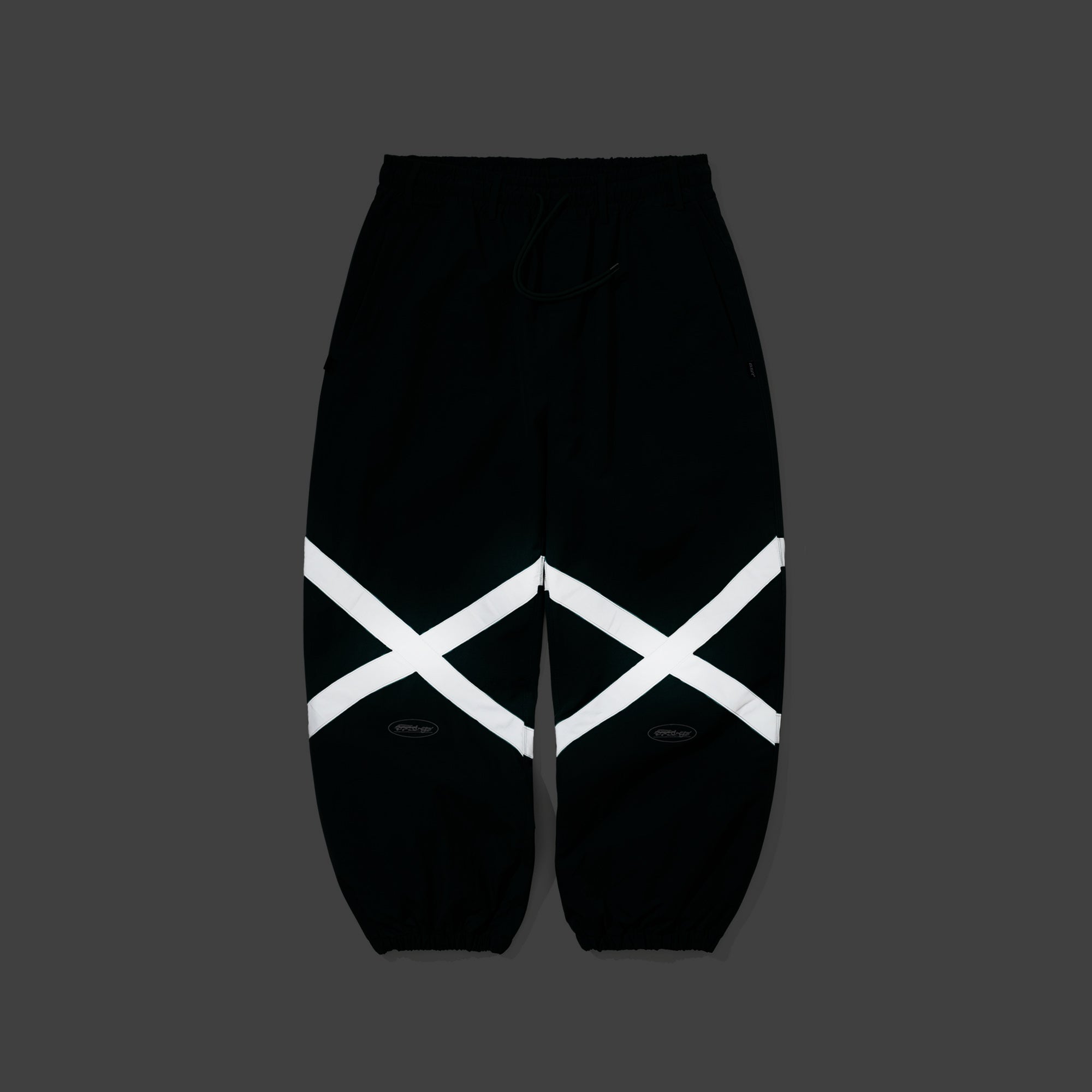 2526FW BSRABBIT Original Pot-X Reflective Wide Jogger Pants Green