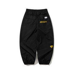 Bsrxiuter Dual City Super Wide Jogger Pants Black