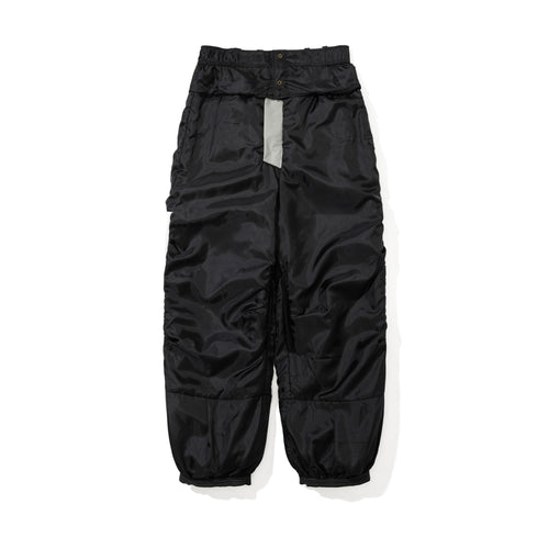 Special Seam Sealing Wide Ventilation Pants Ink Splatter Black
