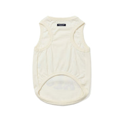 Pawfect Pals Character Lettering Pet Sleeveless Top Ivory