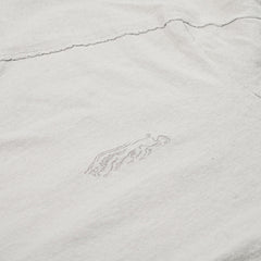 Laser Logo Washed Long Sleeve Ivory