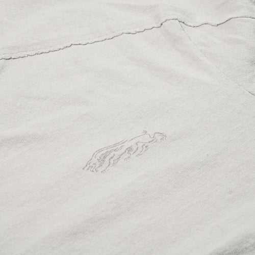 Laser Logo Washed Long Sleeve Ivory