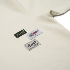 Logo Patch Washed Long Sleeve Soft Ivory