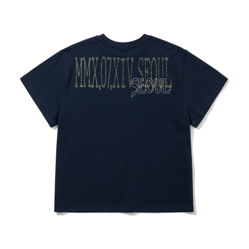 Back Seoul Logo SST Navy