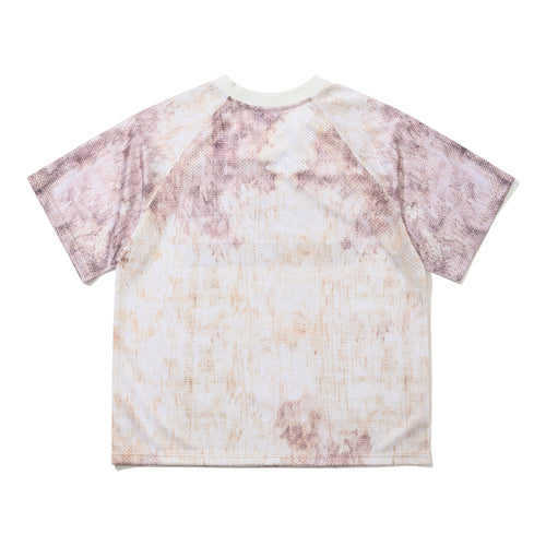 Color-Block Mesh SST Beige